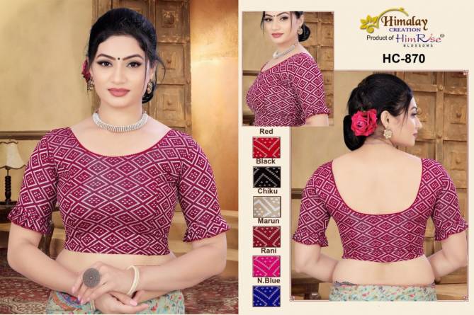 HC 841 Latest Exclusive Georgette Sequence Blouse Collection